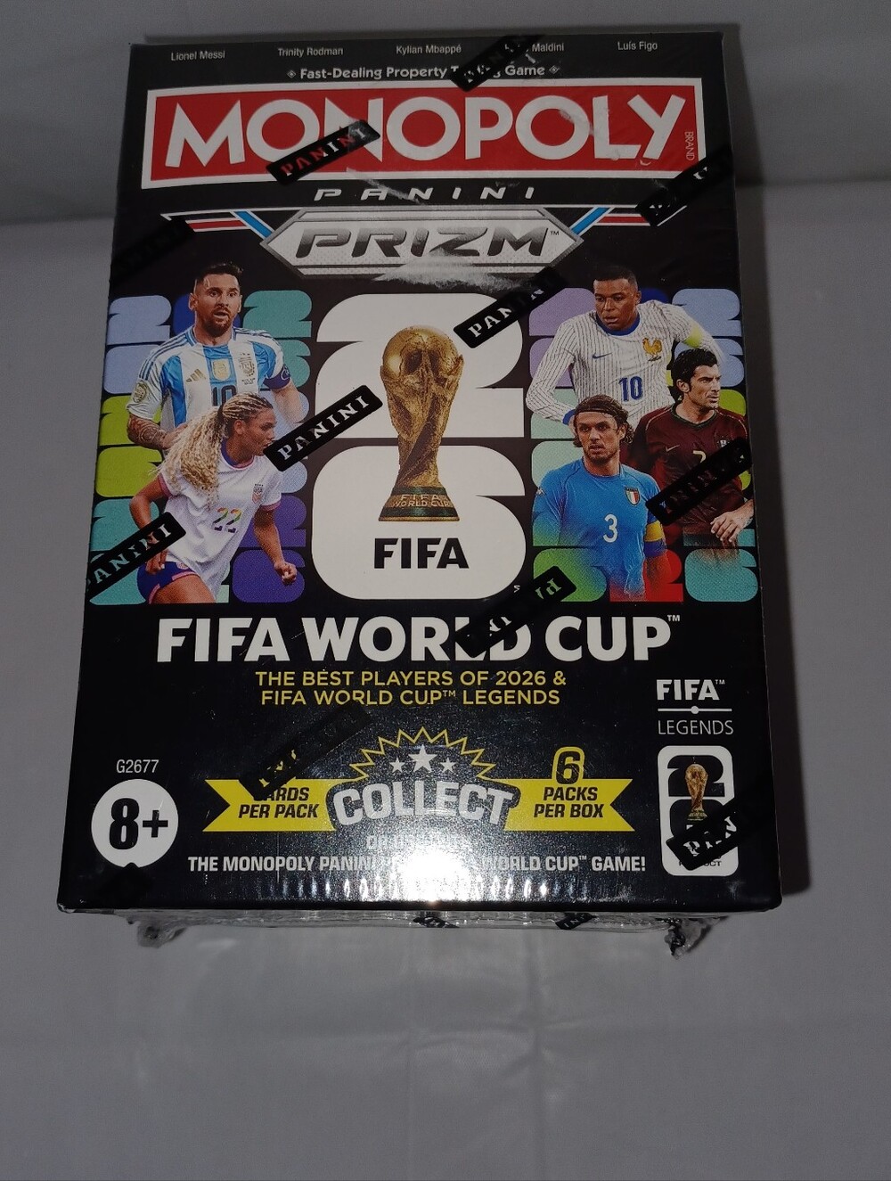 Panini Monopoly Prizm FIFA World Cup Box - Trading Cards Box - Factory Sealed